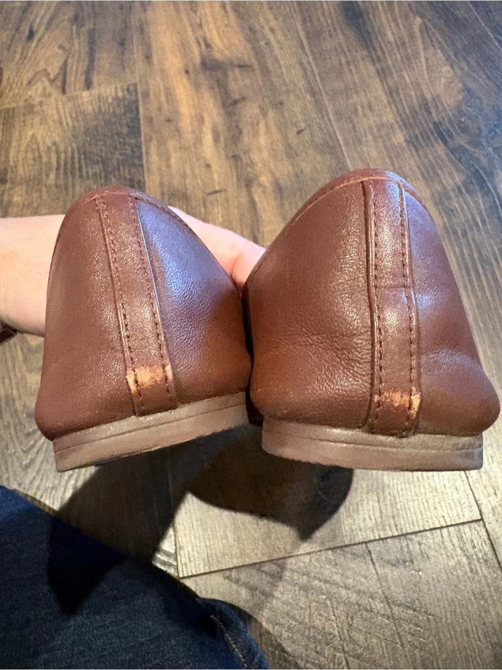 Cole Haan Two-Tone Bow Loafers in Cream & Brown